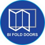 bifold doors blue icon