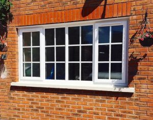 white upvc windows