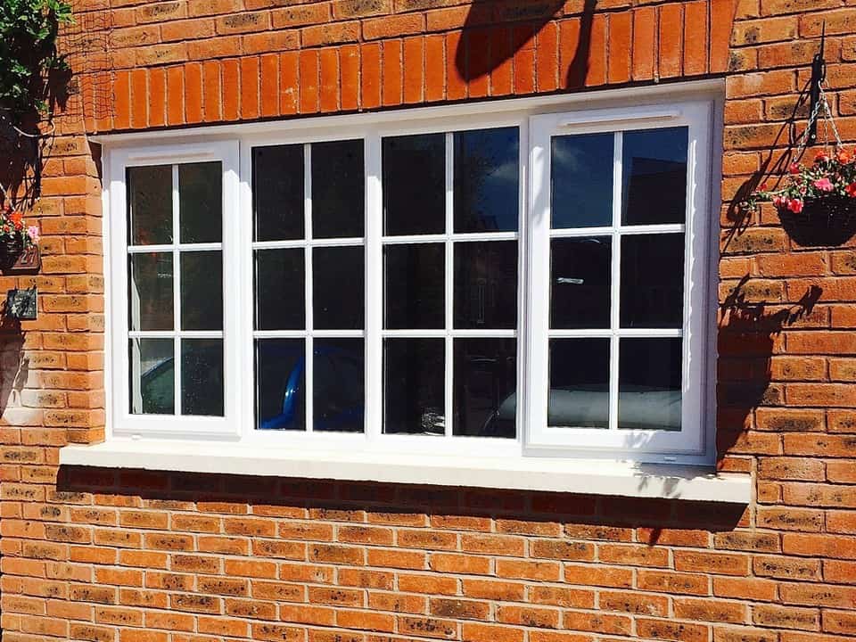 White uPVC Casement Window