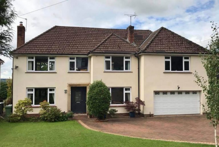 Full house with new uPVC casement windows