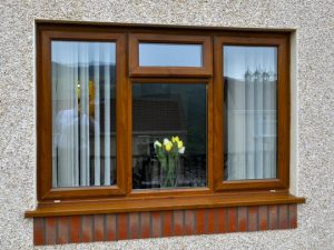 golden oak double glazed windows