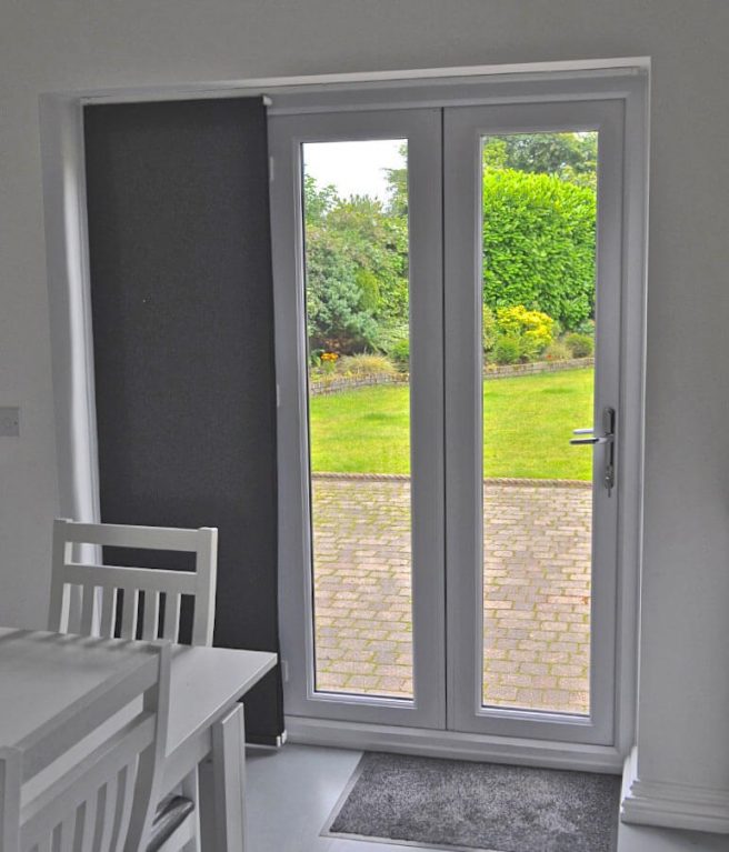 uPVC doors leading onto patio area