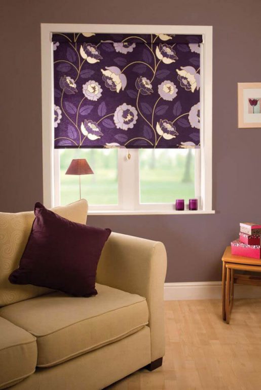 Floral window blinds