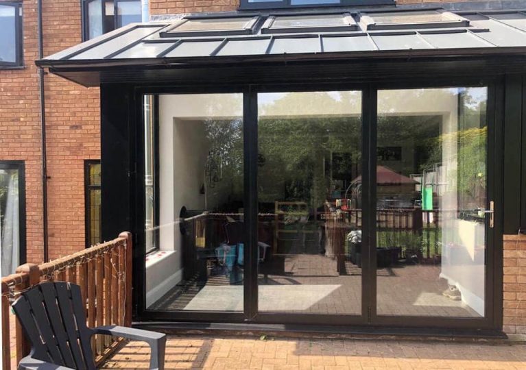 New installation of bifold doors