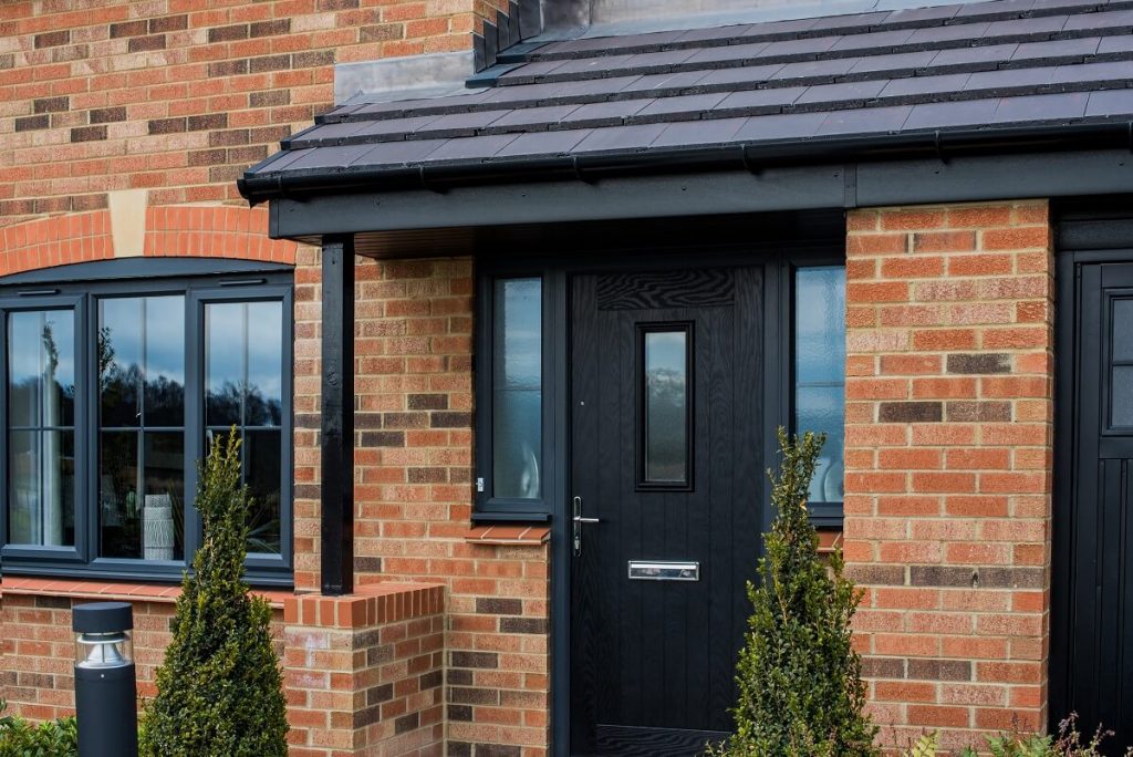 Black virtuoso composite door