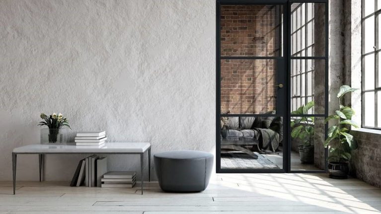 hinged door internal aluminium door