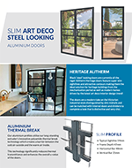 aluminium doors flyer