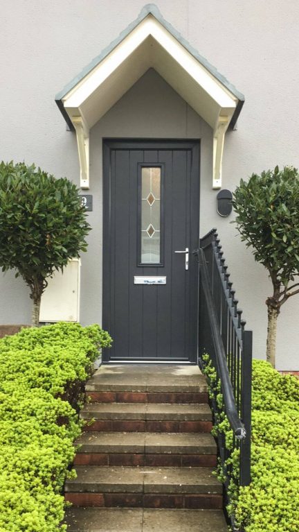 Anthracite grey endurance composite door