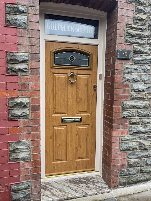 Endurance comp door, Irish oak with a cream frame