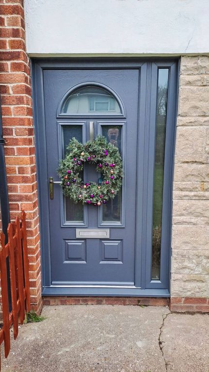Slate grey endurance composite door