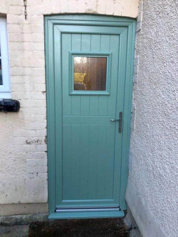 Chartwell green rehau upvc door