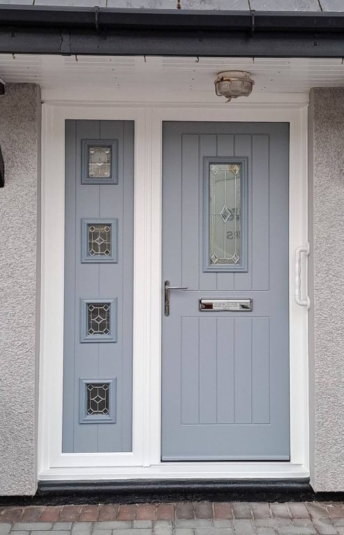 Elephant grey endurance composite door
