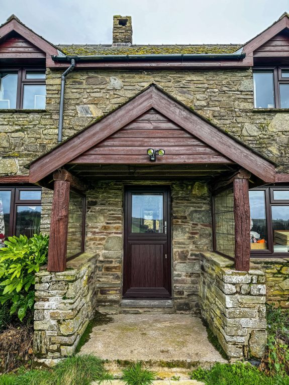 Rosewood rehau upvc windows and a upvc stable door
