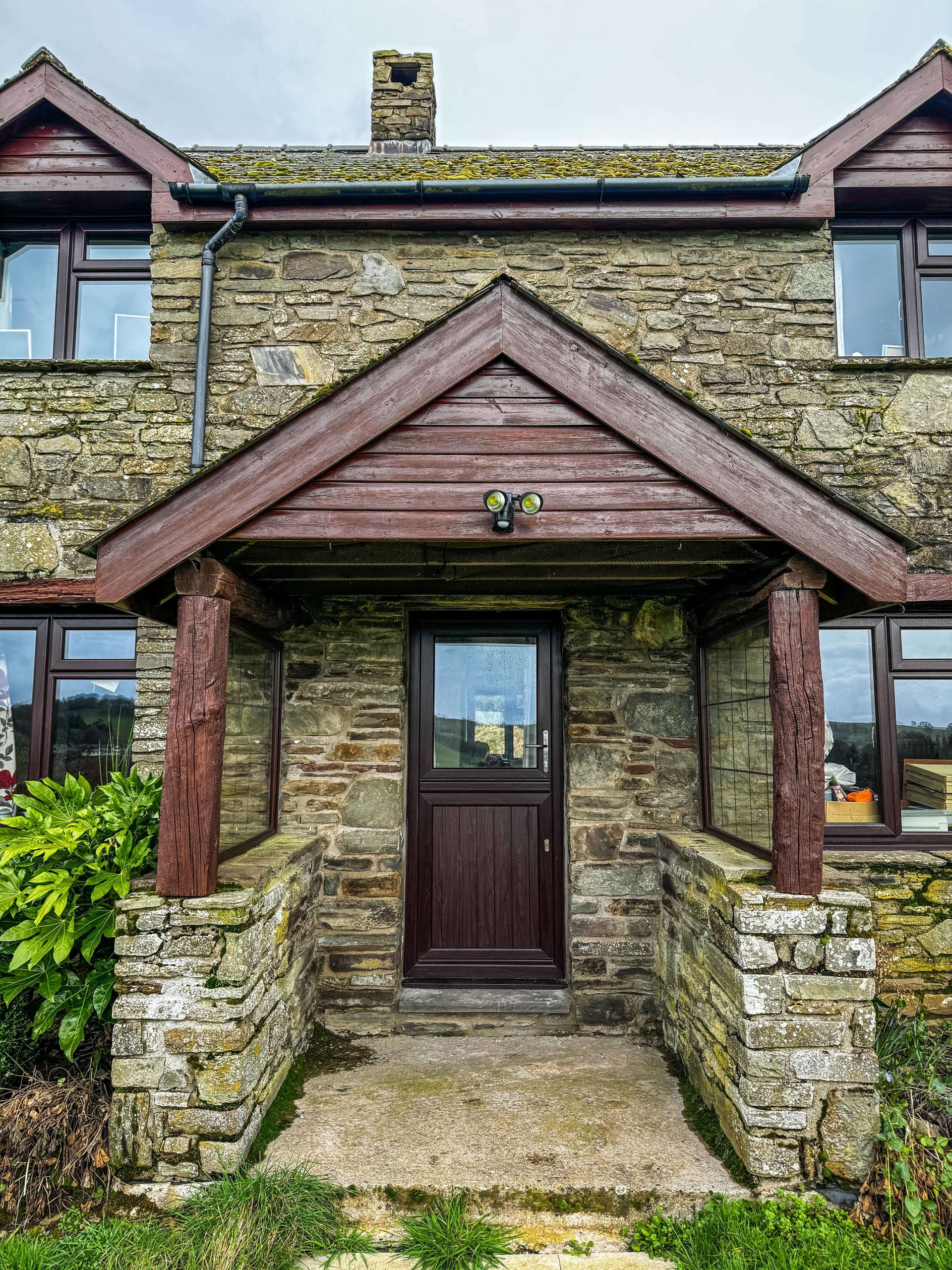 Rosewood rehau upvc windows and a upvc stable door