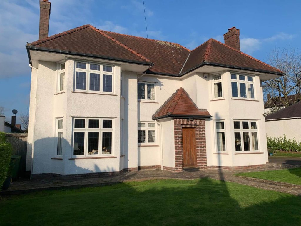 White rehau rio flush fit upvc windows