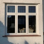 White rehau rio flush fit upvc windows