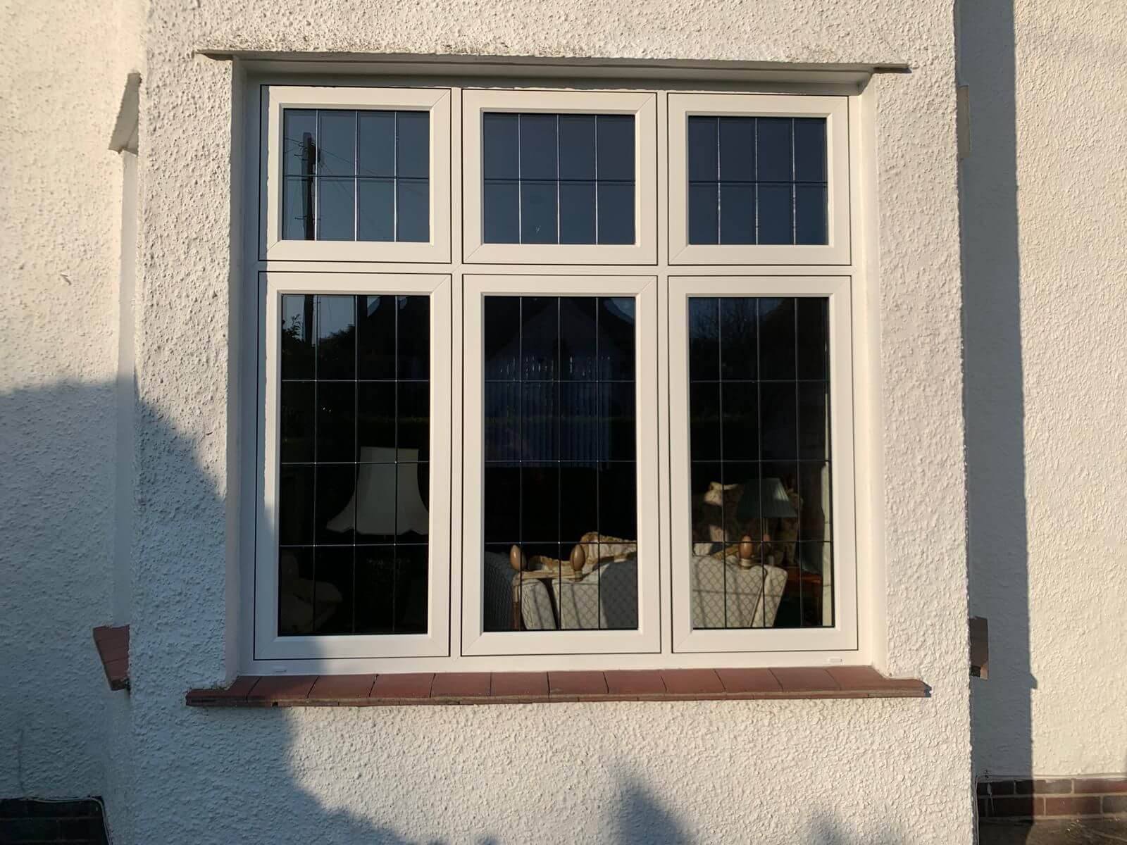 White rehau rio flush fit upvc windows