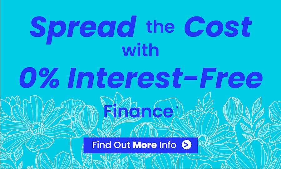 Spread the cost with 0% interest-free finance